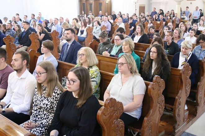 Biskup Radoš predvodio misu zahvalnicu za kraj akademske godine